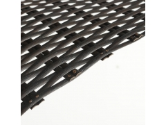 Flat - Strong Force Plastic Wicker Black Rattan Material - BM32562