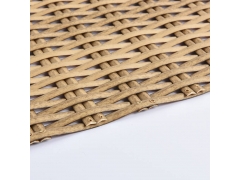 Flat - Plastic Wicker for Weaving Garden Furniture Synthetic Braided Resin - BM9490