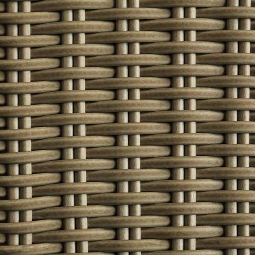 Durable Eco-Friendly Round Shape Outdoor Wicker Arm Chairs Material - BM7679