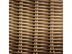 Round - Outdoor Furniture Wicker Patio Bed Weaving Rattan Material - BM7762