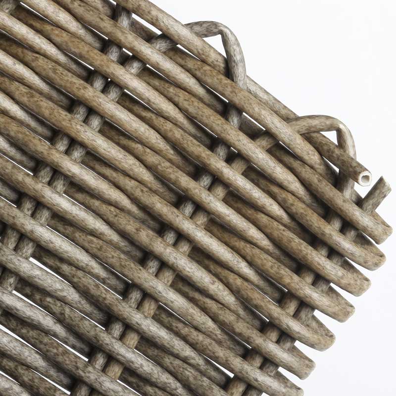 Round Shape Garden Furniture Plastic Rattan Material For Weaving - BM70117