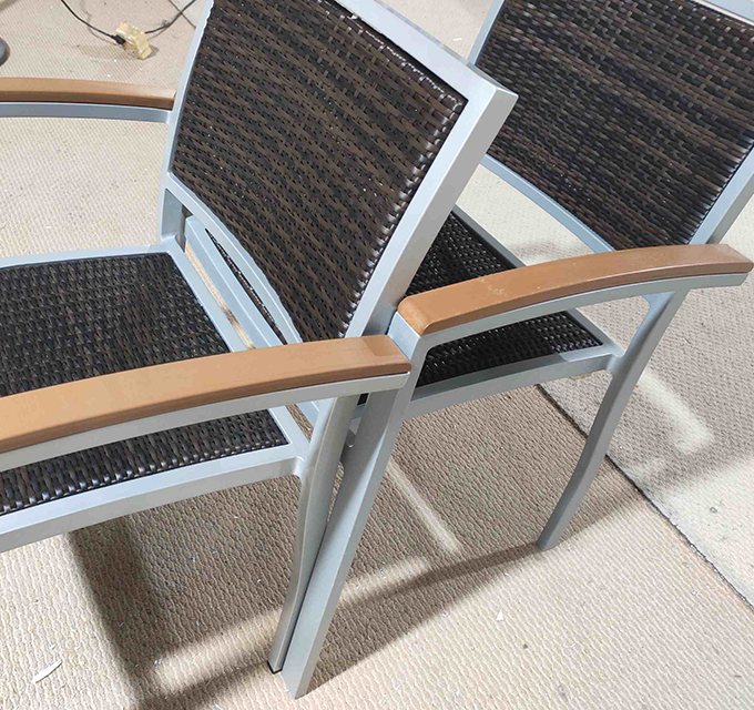 plastic rattan for chair