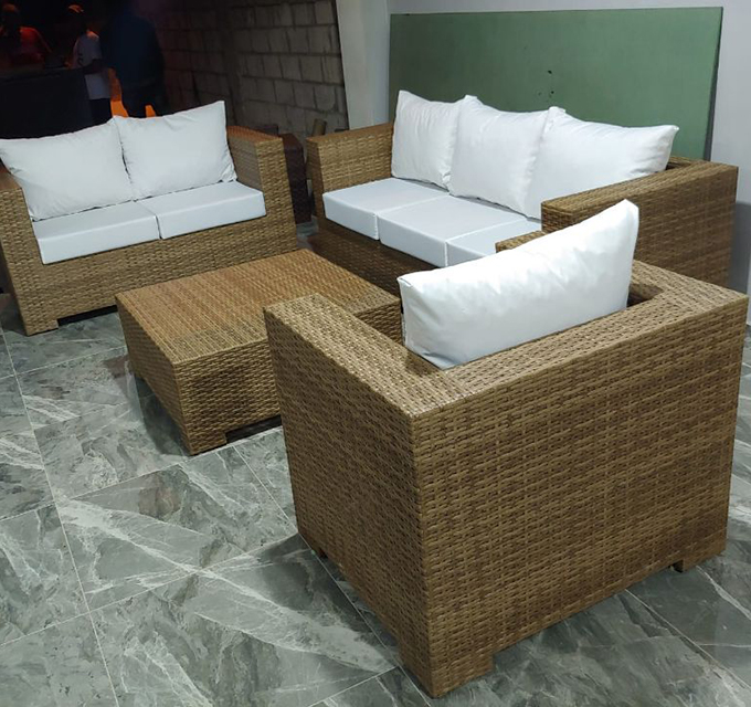 pe rattan for sofa