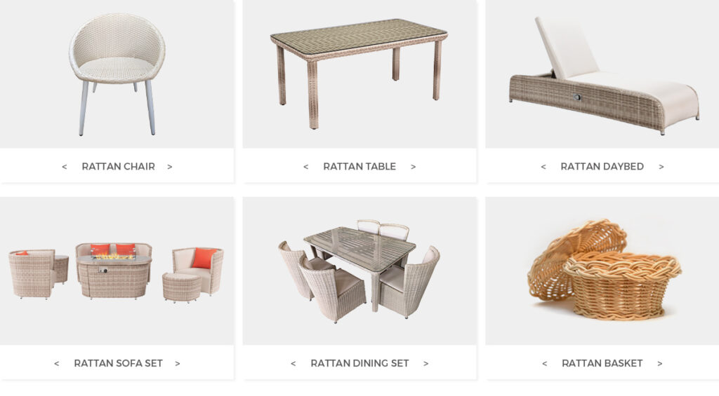 Applications of PE Rattan