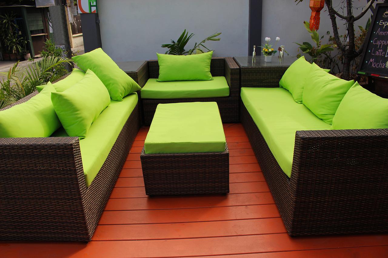 plastic woven patio chairs